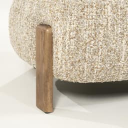 Fauteuil Reza bruin - beige Bay - 4