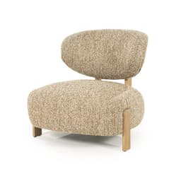 Fauteuil Reza naturel - taupe Bay - 1