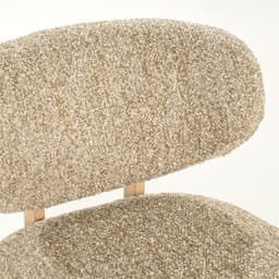Fauteuil Reza naturel - taupe Bay - 4