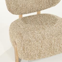 Fauteuil Reza naturel - taupe Bay - 5