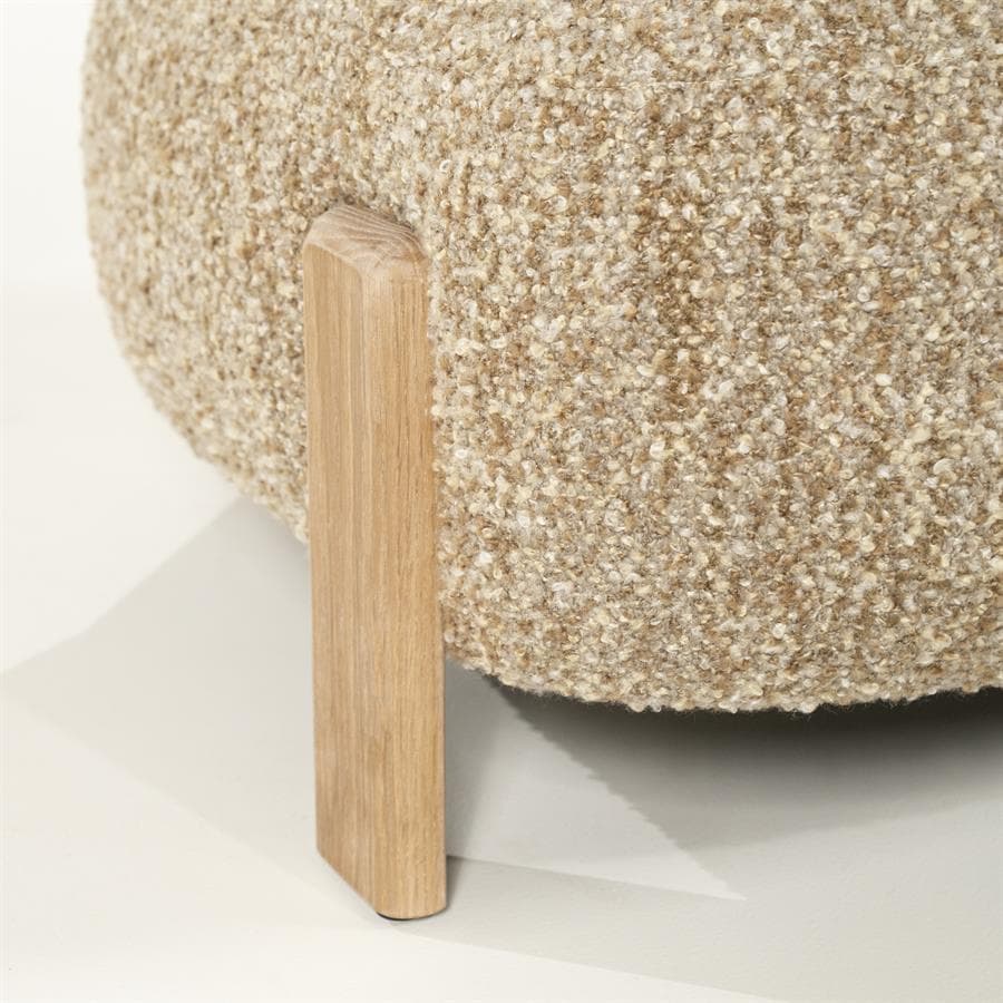 Fauteuil Reza naturel - taupe Bay - 6