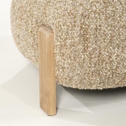 Fauteuil Reza naturel - taupe Bay - 6