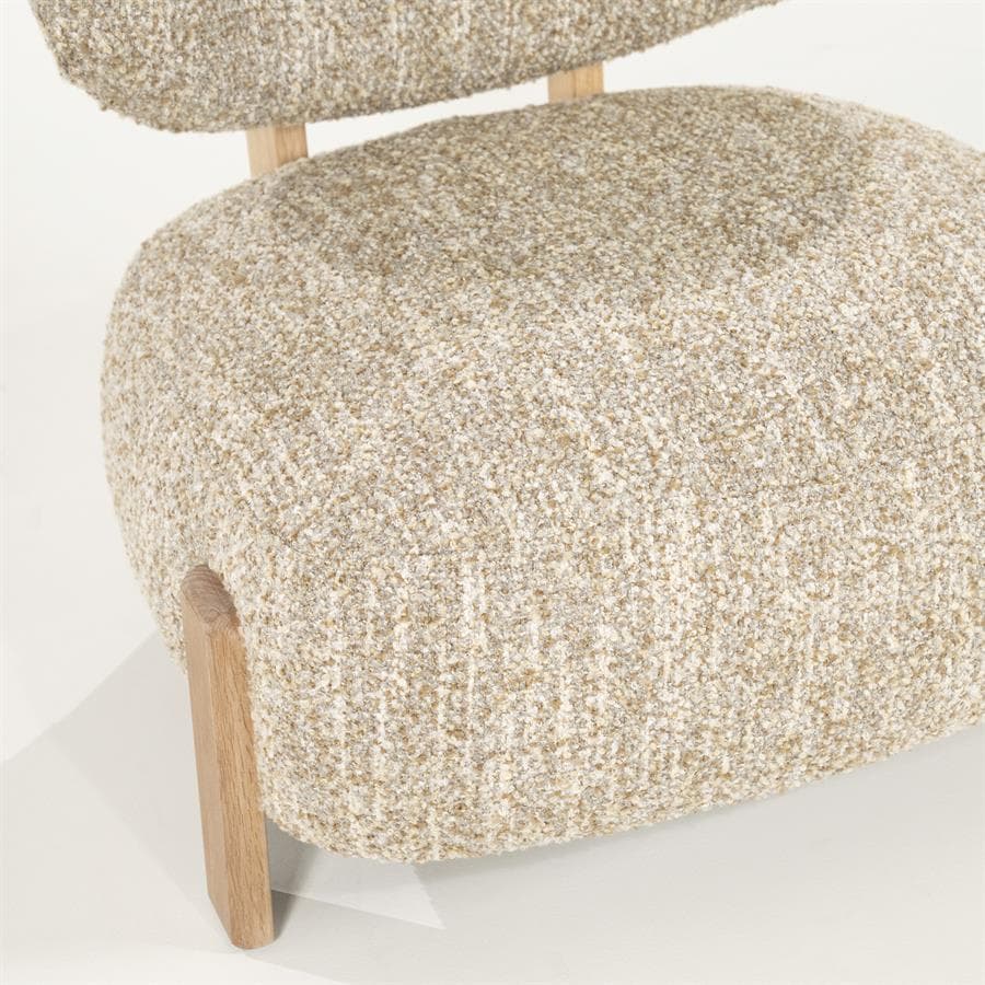 Fauteuil Reza naturel - beige Bay - 4