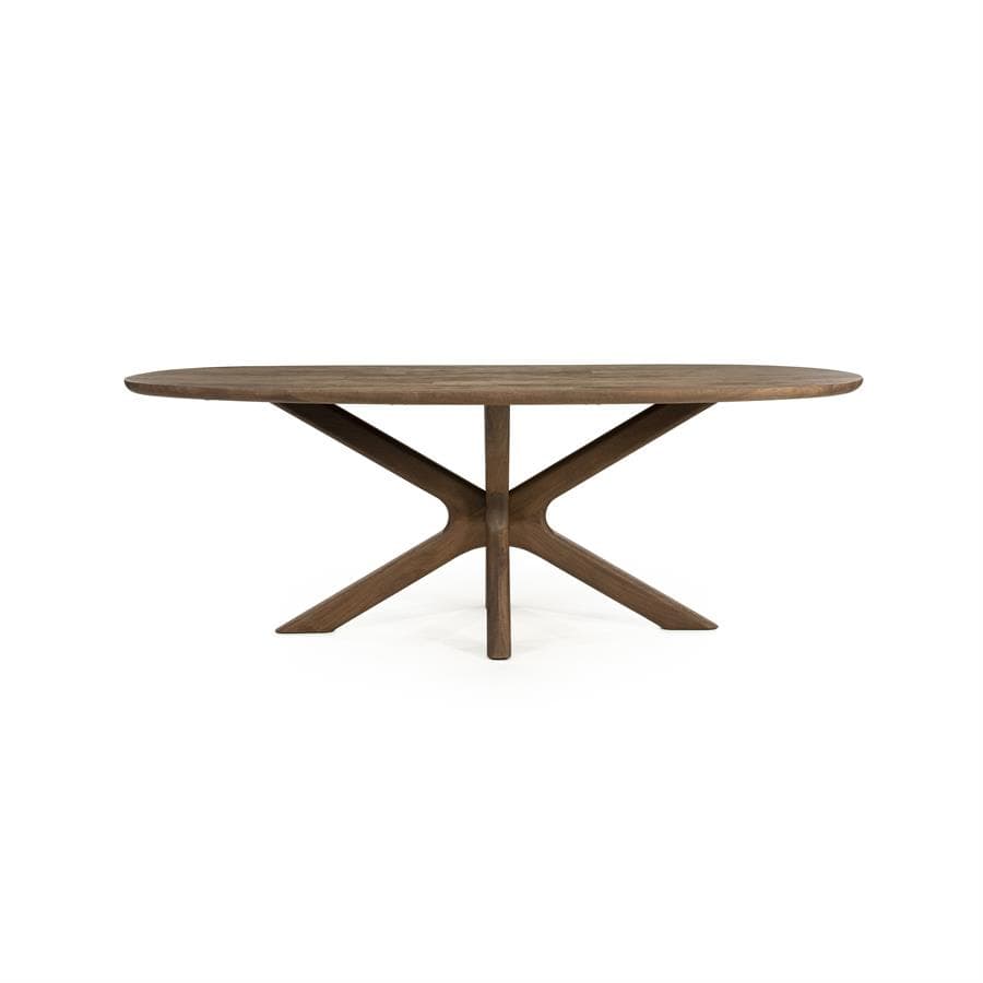 Eettafel Tycho 210x110 cm - lichtbruin - 1