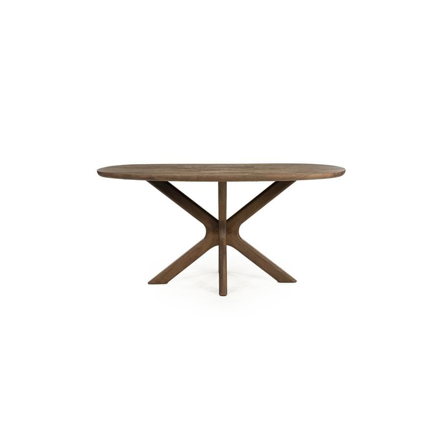 Eettafel Tycho 160x110 cm - lichtbruin - - 1