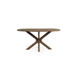 Eettafel Tycho 160x110 cm - lichtbruin - - 1
