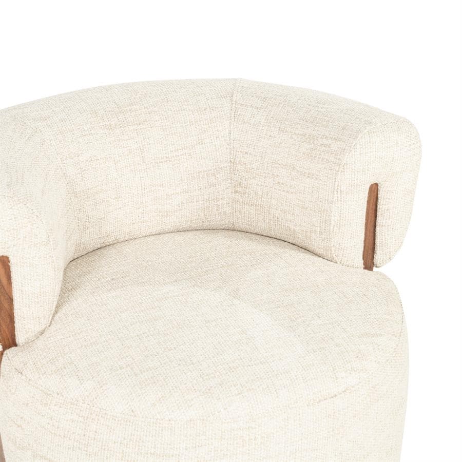 Fauteuil Nila bruin - beige Vanu - 2
