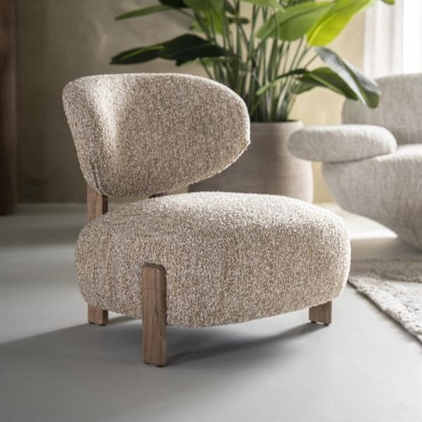Fauteuil Reza bruin - beige Bay