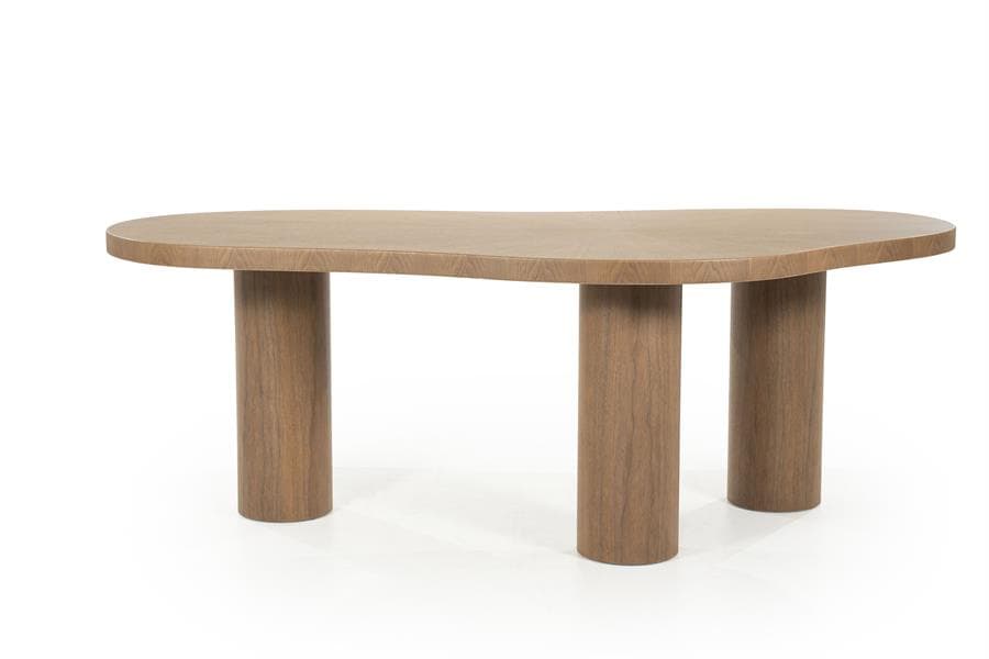 Eettafel Bobbie - lichtbruin