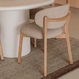 Stoel Mikky naturel - taupe Moon - 1