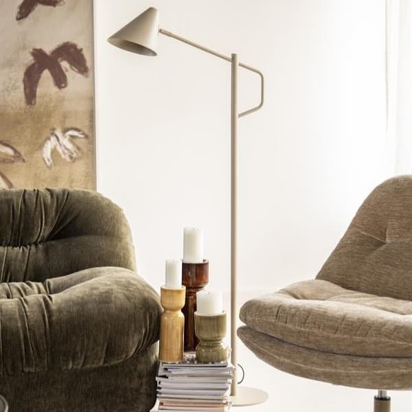 Floor lamp Capa - beige - - 1