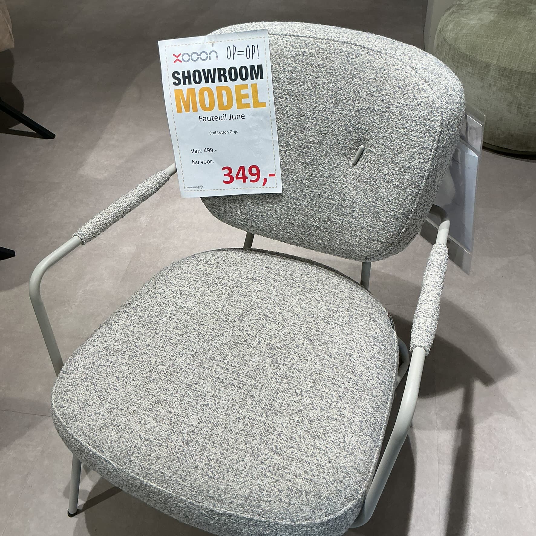 Showroommodel Fauteuil June