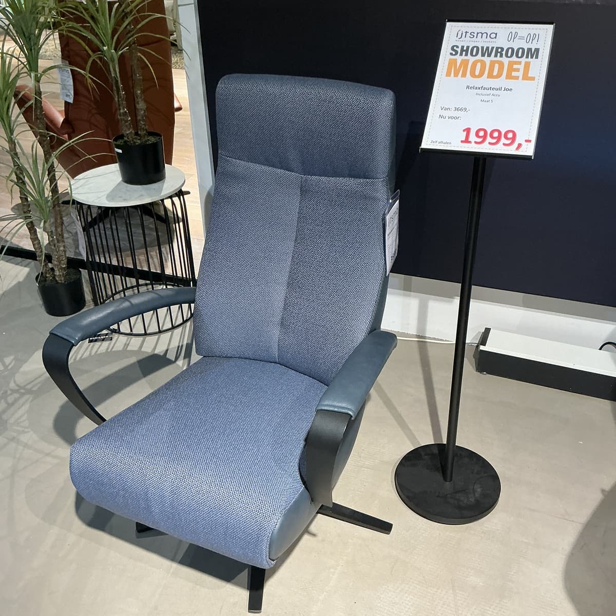 Showroommodel Relaxfauteuil Joe - 1