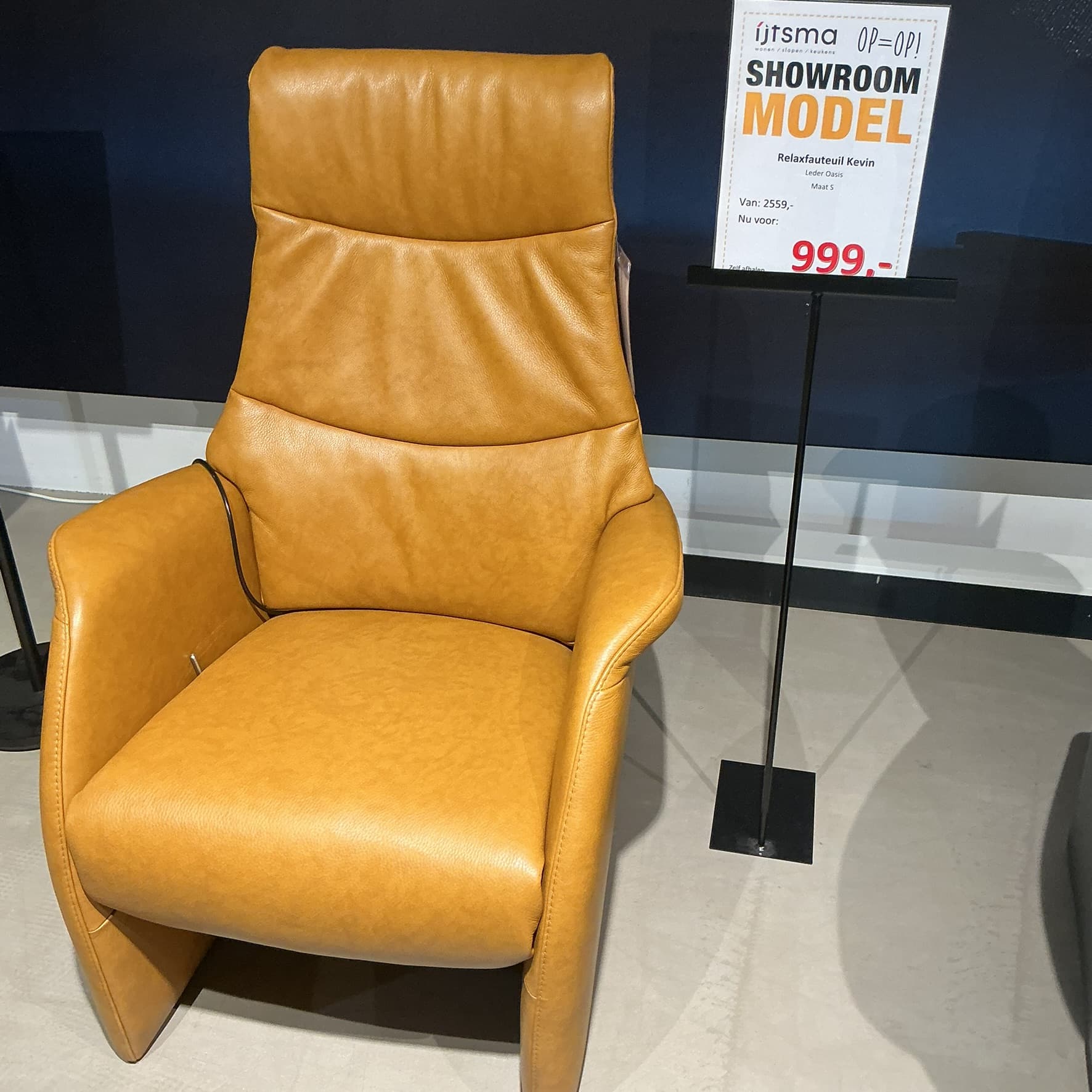 Showroommodel Relaxfauteuil Kevin