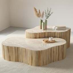 Salontafel set van 2 Onyx - 2