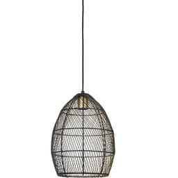 Hanglamp Madita 23x31cm zwart goud - 2