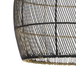 Hanglamp Madita 30x37cm zwart goud - 4