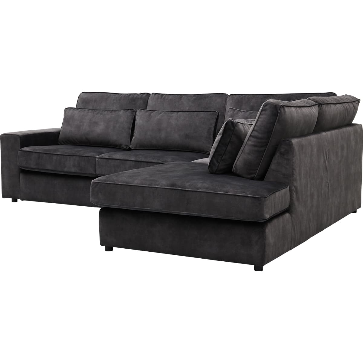 Hoekbank Cocoon Adore Antraciet Rechts - 4