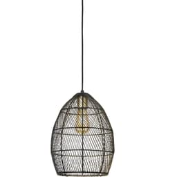 Hanglamp Madita 23x31cm zwart goud - 1