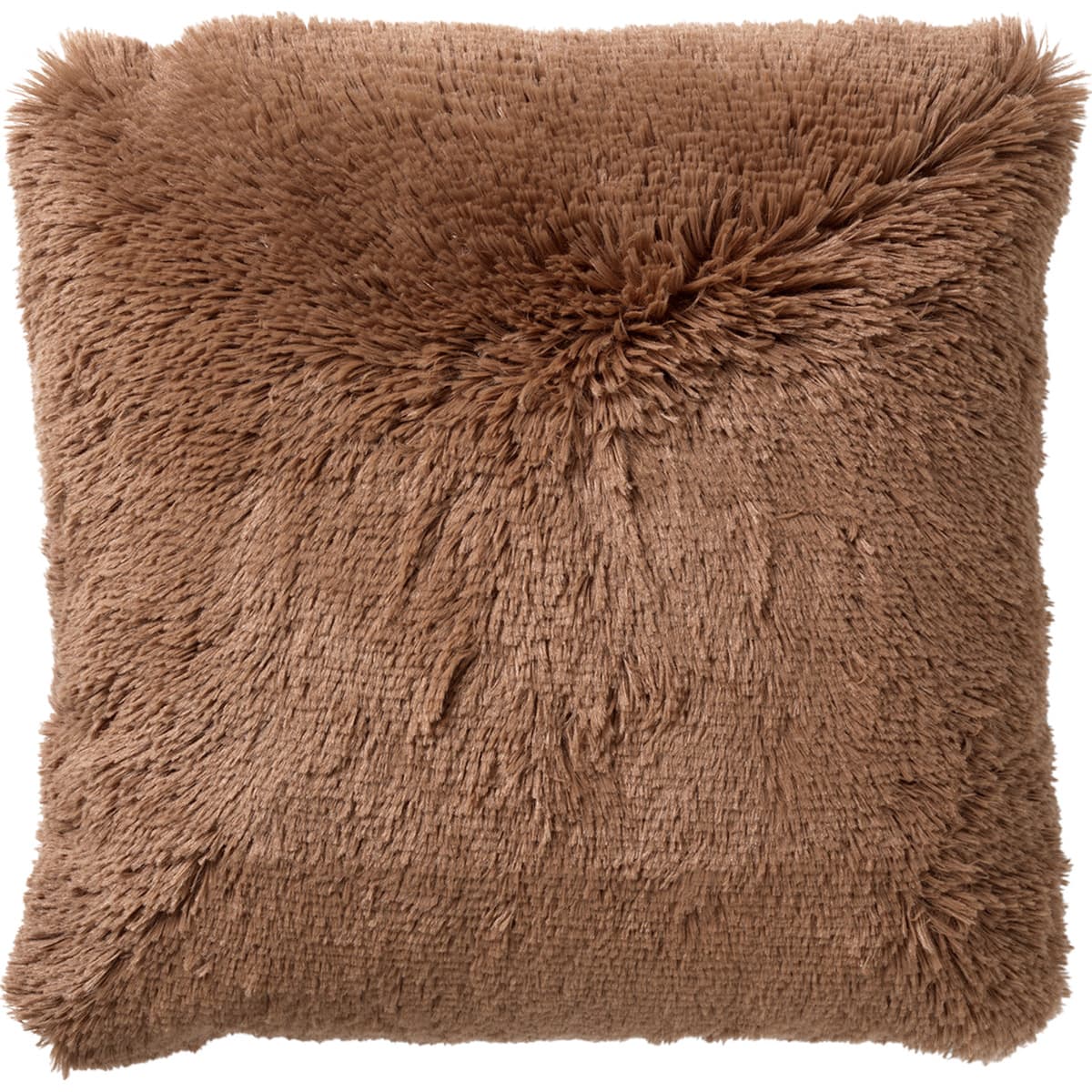 Sierkussen Fluffy 45x45 cm Tobacco Brown - 1