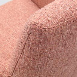 Draaifauteuil Roos zwarte kruispoot - 11