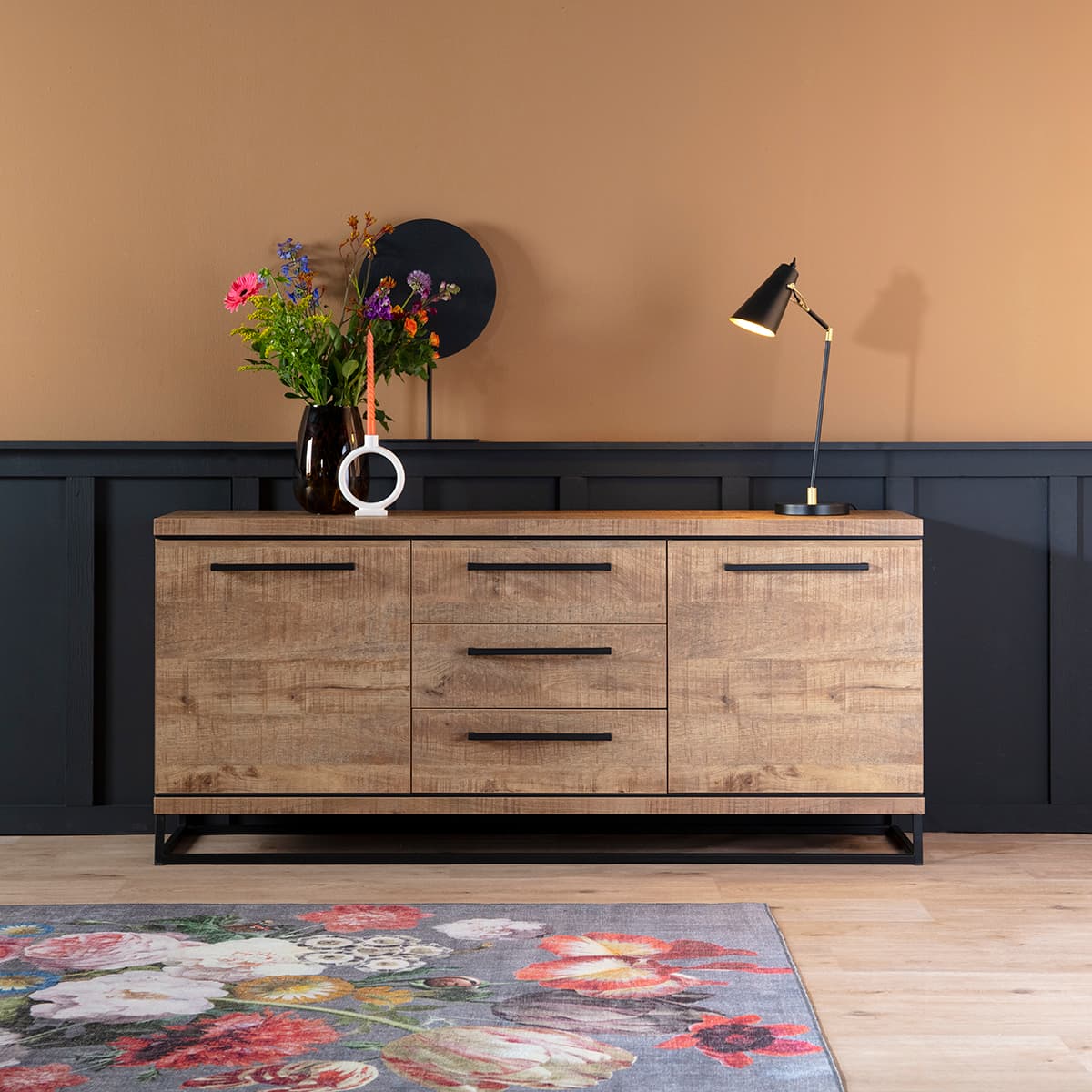 Dressoir London 180 cm Mango - 2