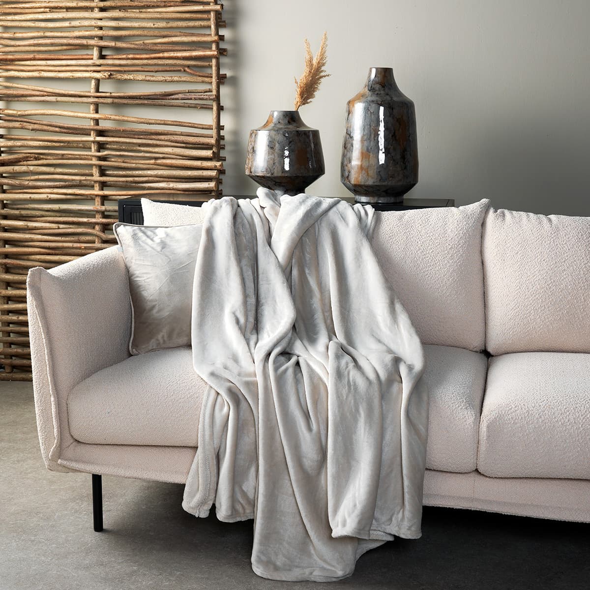 Plaid Charlie 200x220 cm Pumice Stone - 5