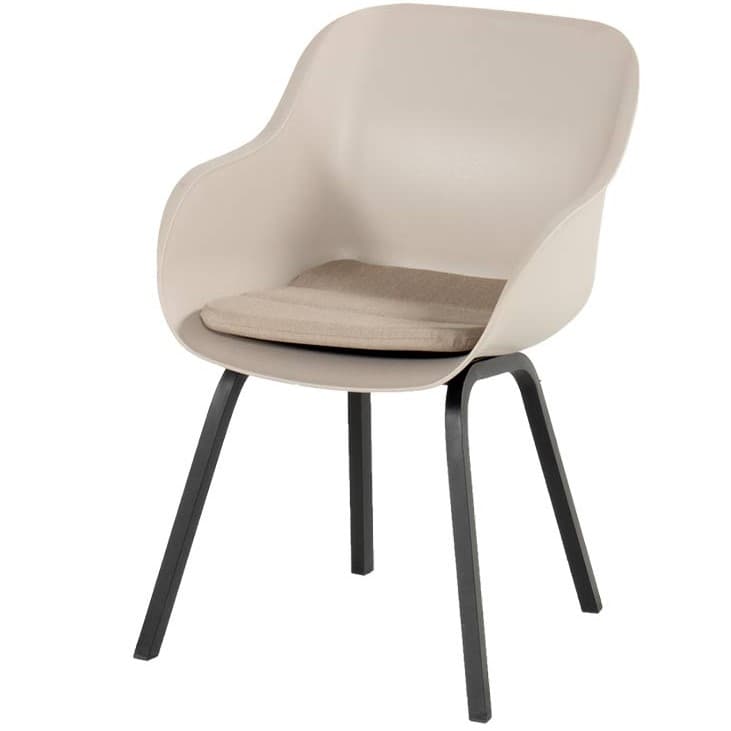 Tuinstoel Le Soleil Black/Taupe Hartman