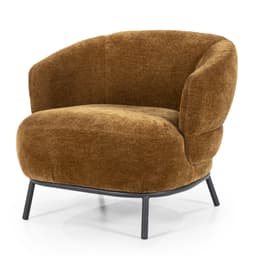 Fauteuil David Safari Mosterd - 1