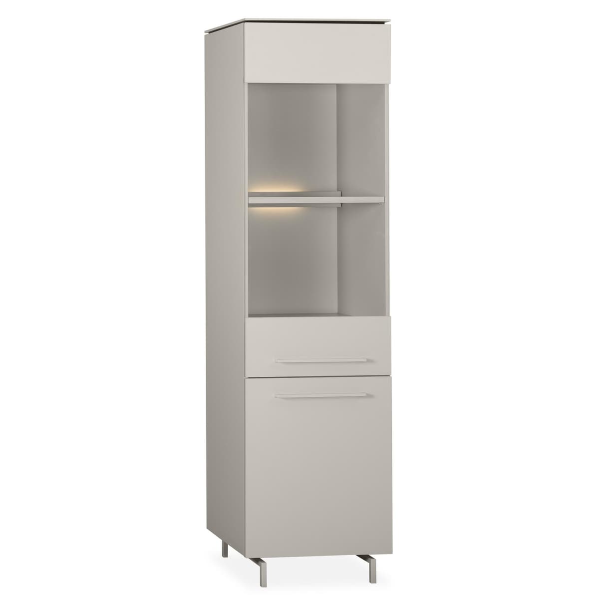 Vitrinekast Senna 2 deurs, LED verlichting - 1