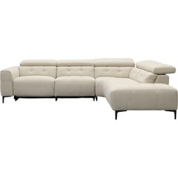 Bank Robin 2,5-zits met 1 elektrische relax (eendelig) links + hoekziteiland rechts - 7