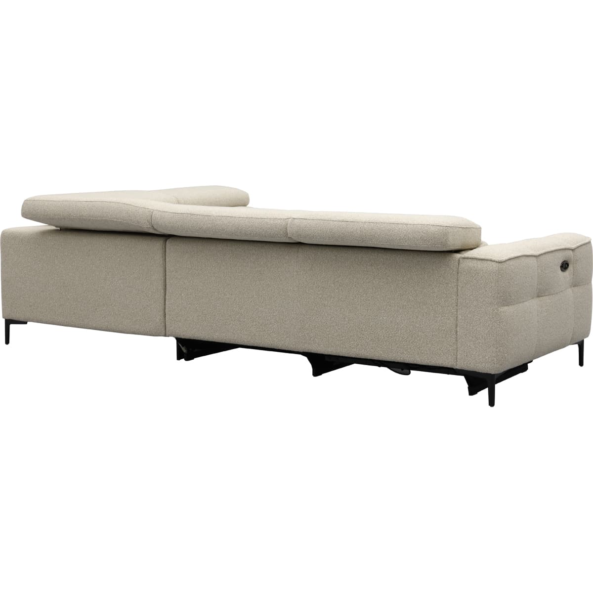 Bank Robin 2,5-zits met 1 elektrische relax (eendelig) links + hoekziteiland rechts - 10