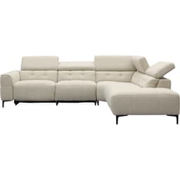 Bank Robin 2,5-zits met 1 elektrische relax (eendelig) links + hoekziteiland rechts - 13