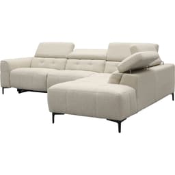 Bank Robin 2,5-zits met 1 elektrische relax (eendelig) links + hoekziteiland rechts - 14