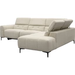 Bank Robin 2,5-zits met 1 elektrische relax (eendelig) links + hoekziteiland rechts - 21