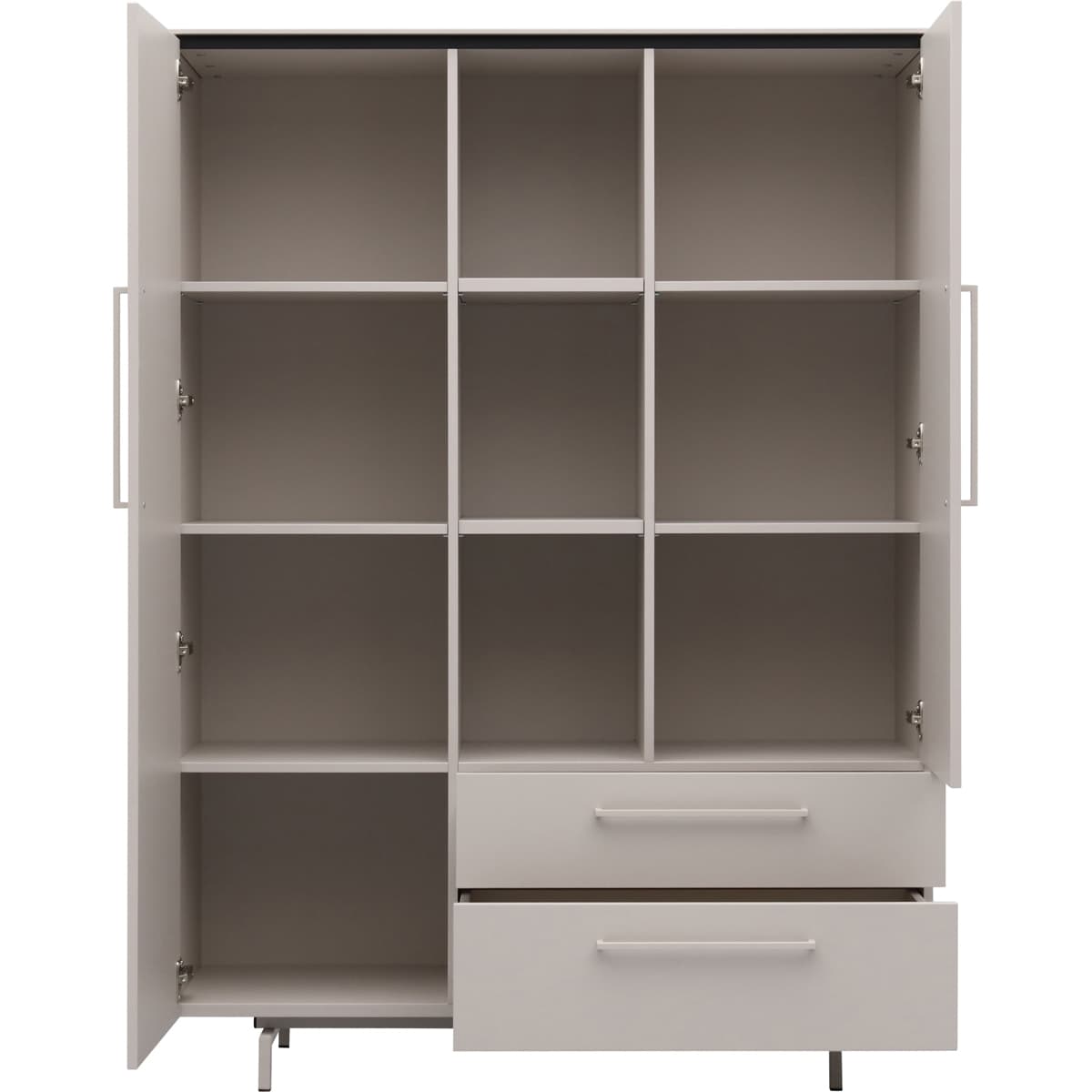 Wandkast Senna 2 deurs, 3 laden, 3 vakken - 6