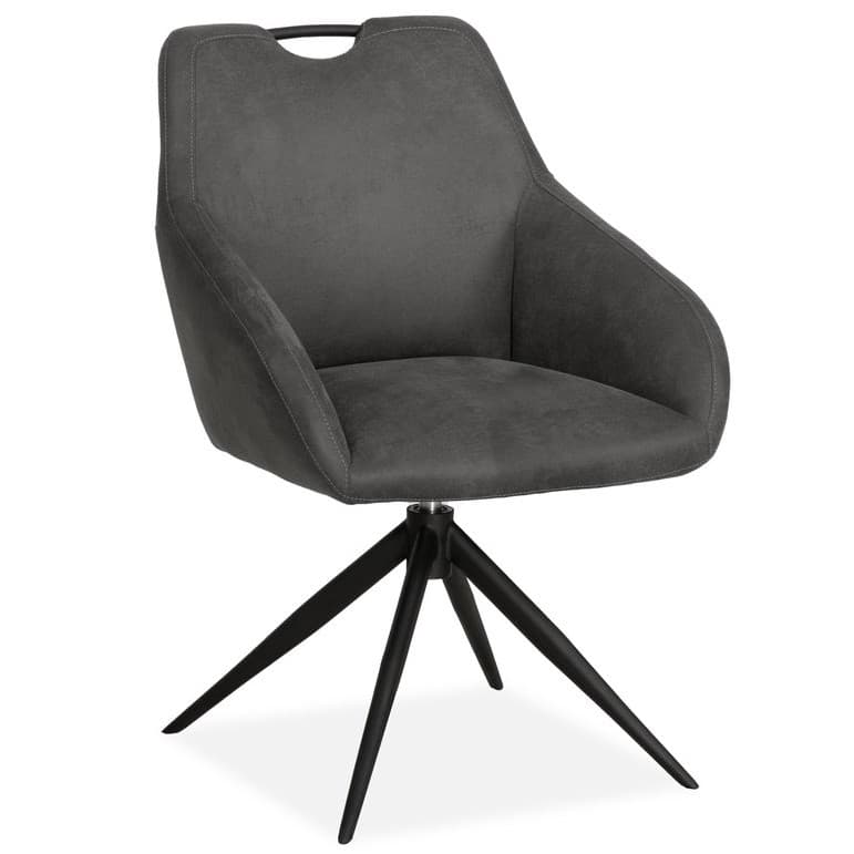 Eetkamerstoel Lukas Antraciet - 1