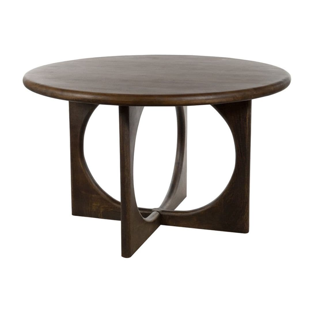 Eetkamertafel Zody Ø130 Mangohout Walnoot