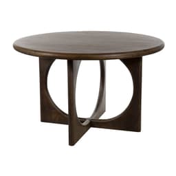 Eetkamertafel Zody Ø130 Mangohout Walnoot - 1