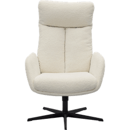 Draaifauteuil Viktor met voetenbank Boogie Shell - 5