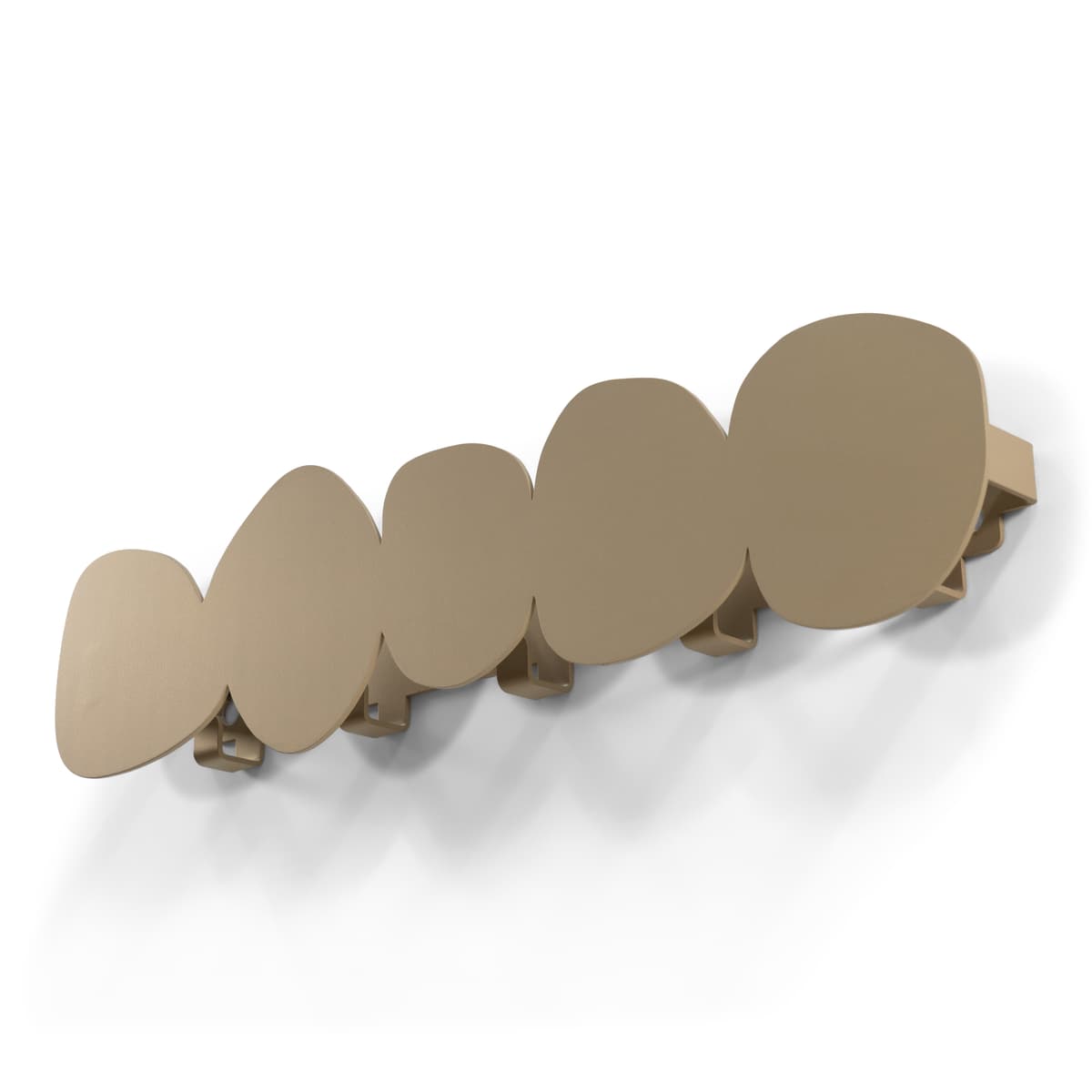 Wandkapstok Tumulo Medium - Champagne - 1