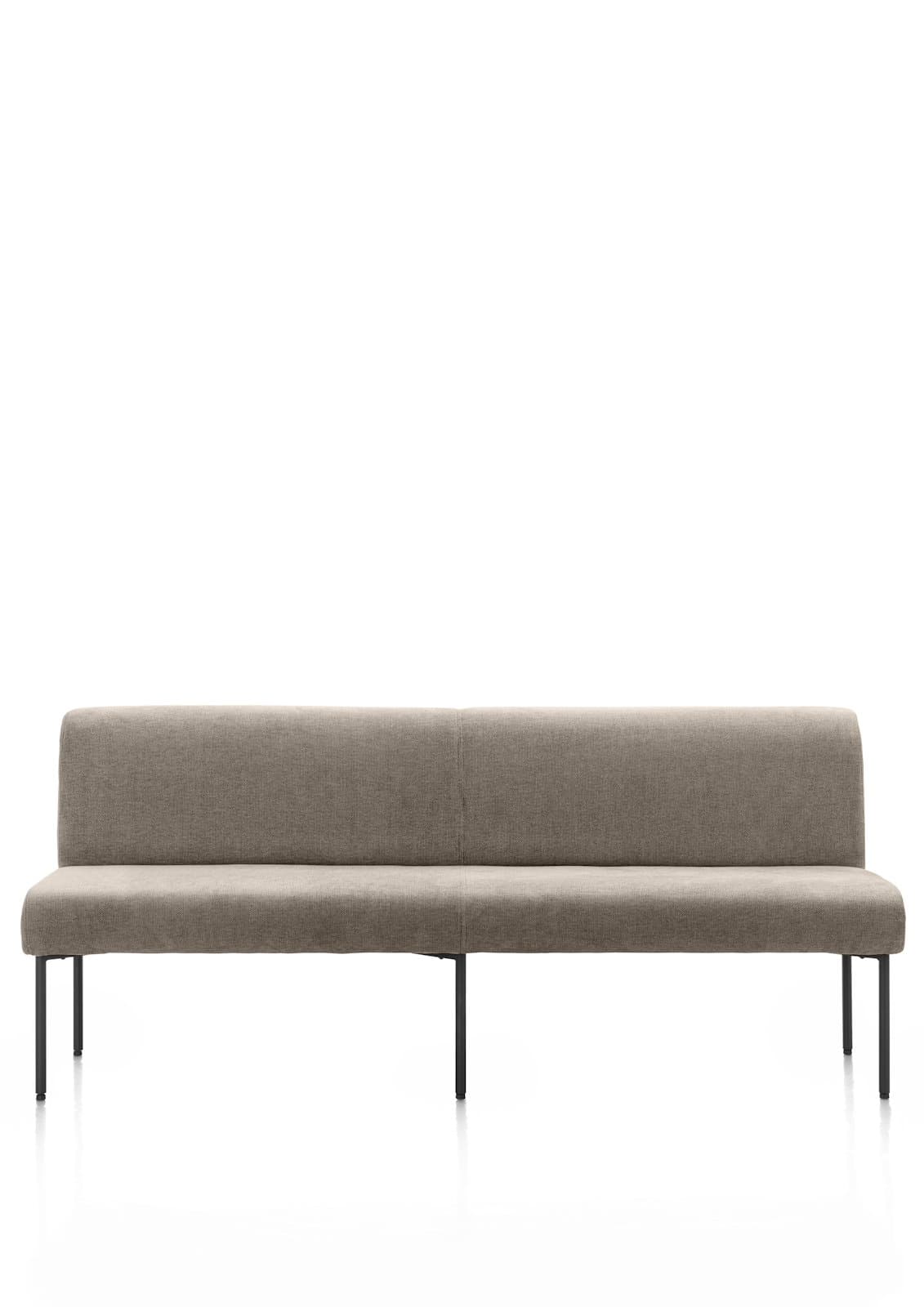 Eetkamerbank 200cm liv Reverso Pocket bruin - 5