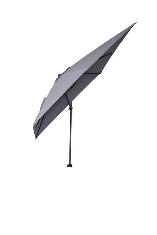 Parasol Hawaii Vierkant 300x300 Lichtgrijs + poot Ancona 90 kg - 5