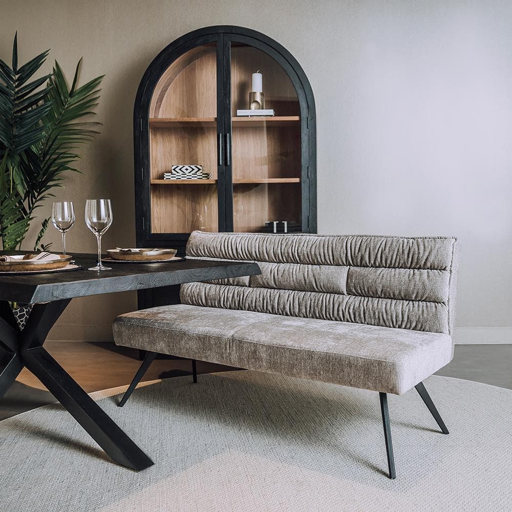 Eetkamerbank Rosora 180cm Beige - 2