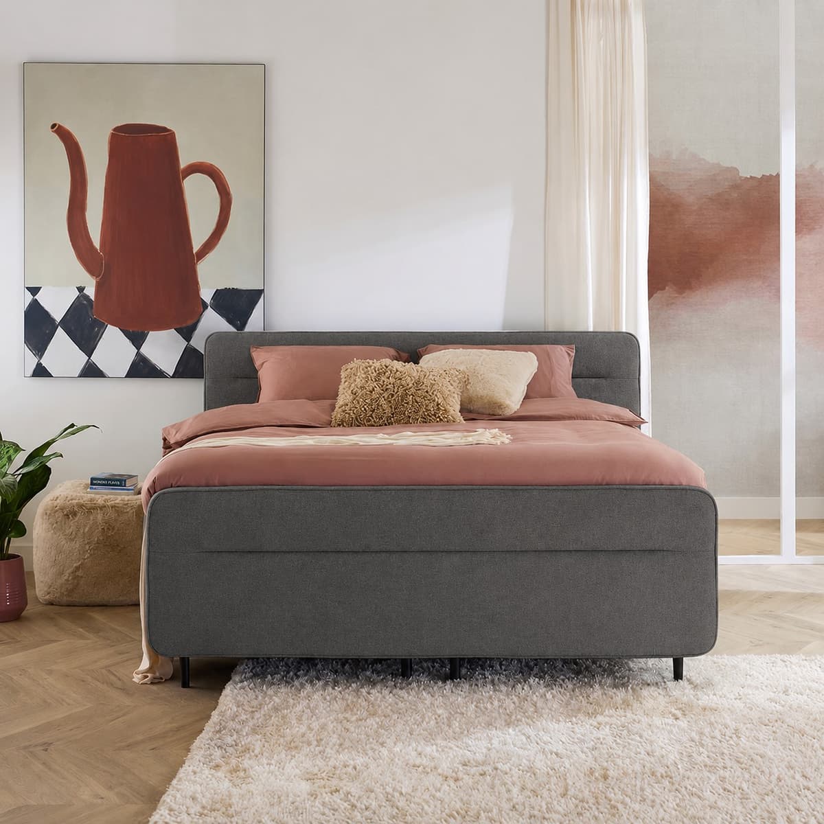 Boxspring Tender elektrisch verstelbaar 160 x 200 Cyber Graphite 66 - 1