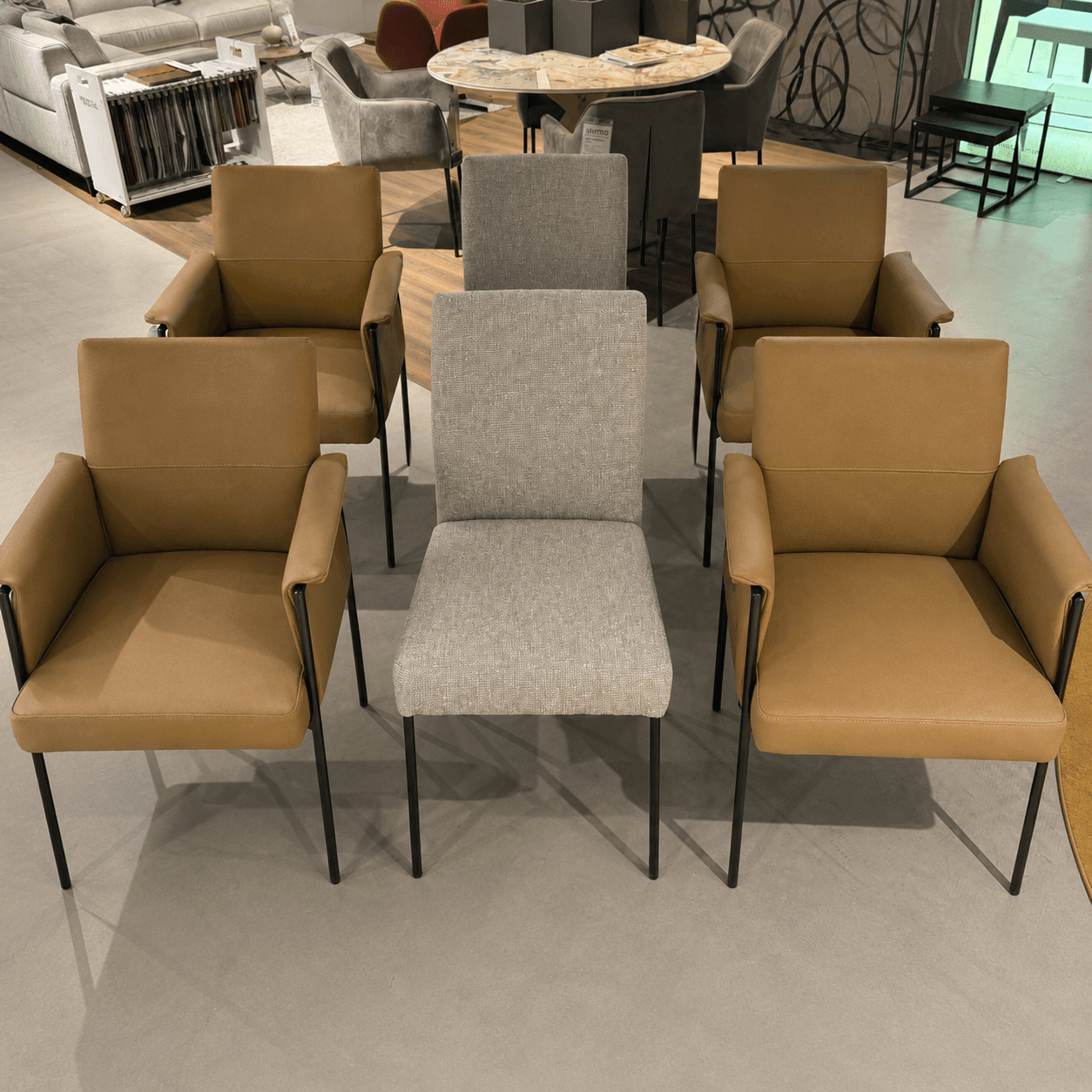 Showroommodel 6x Eetkamerstoel Volente