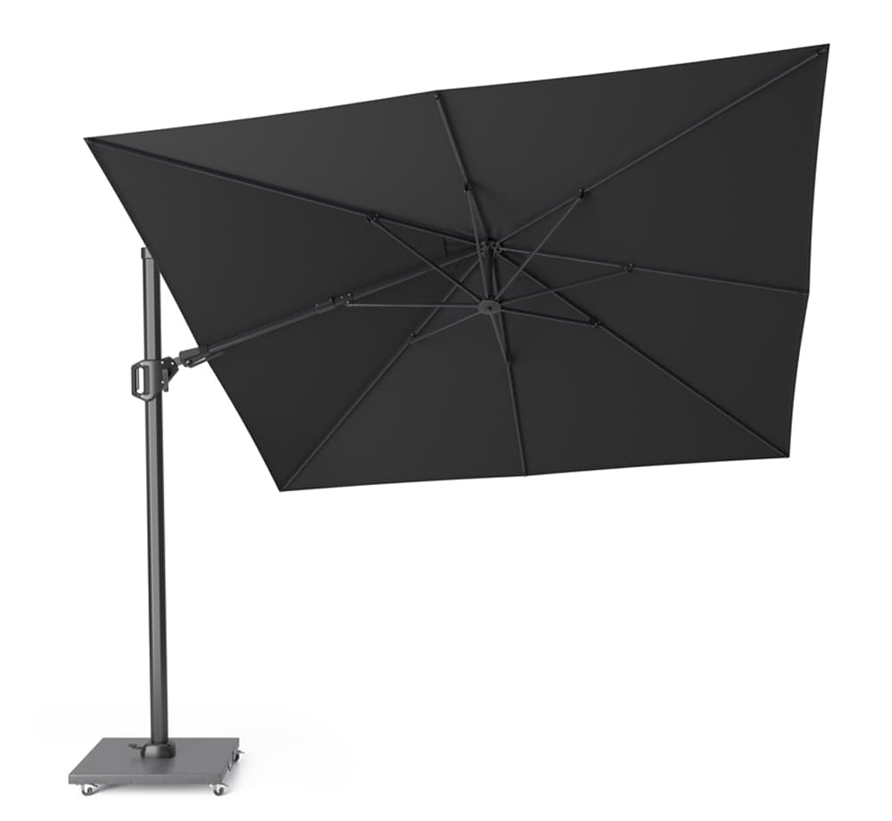 Zweefparasol Challenger T² Premium 300x300 cm Faded Black Platinum - 2