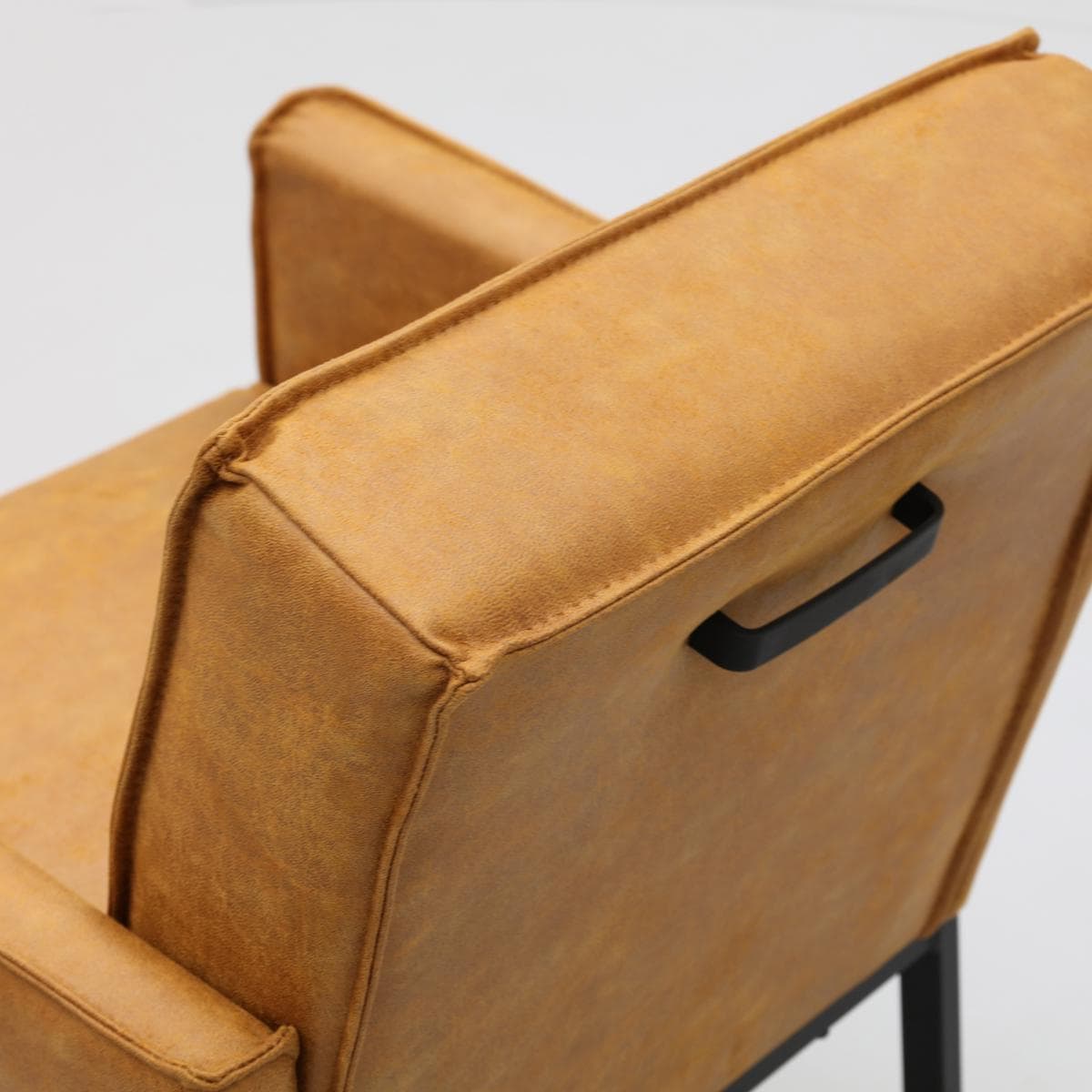 Eetkamerstoel Kenzo met gestoffeerde armleuning - 7