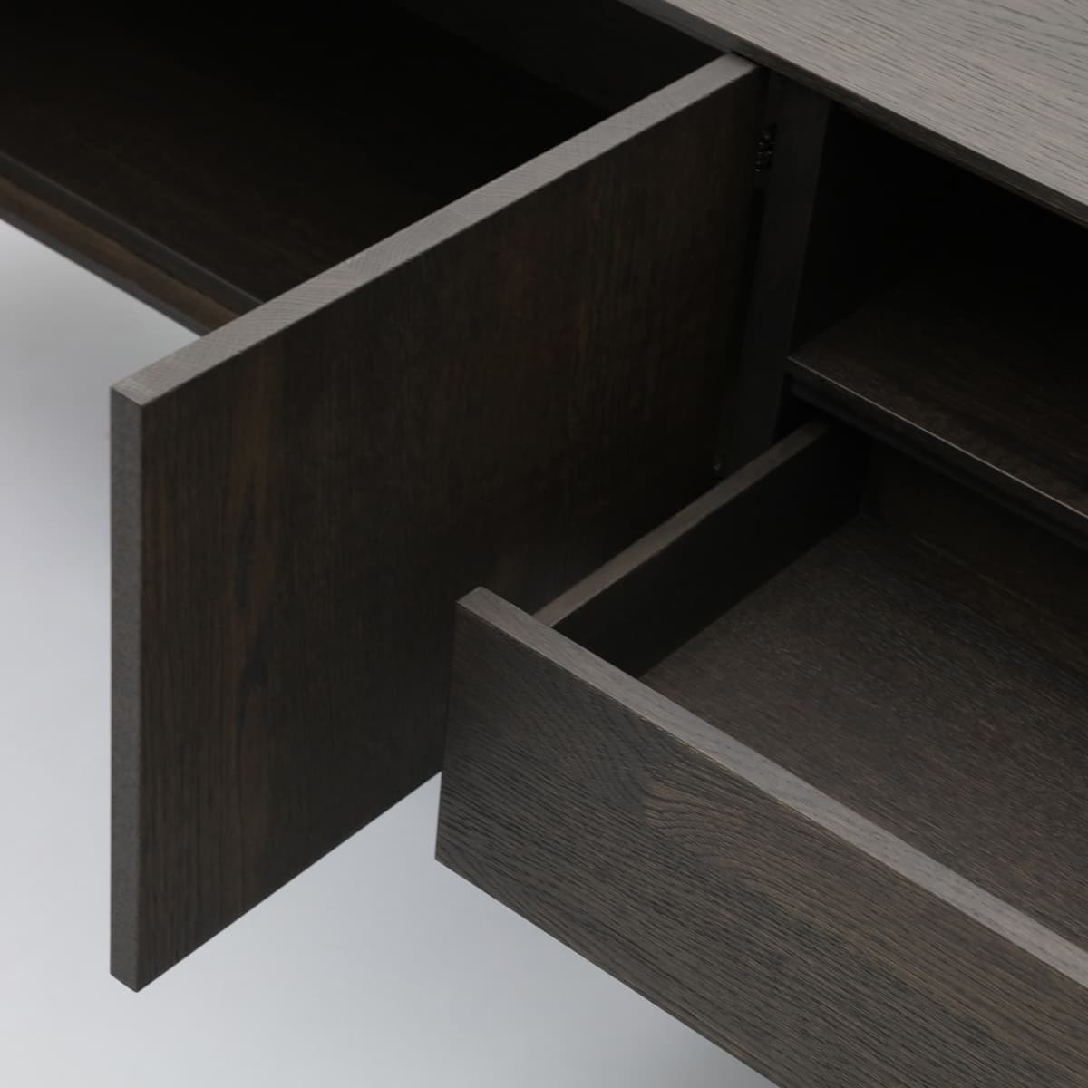 TV dressoir Chaplin hangend 4 deuren 1 lade en 1 open vak - 9