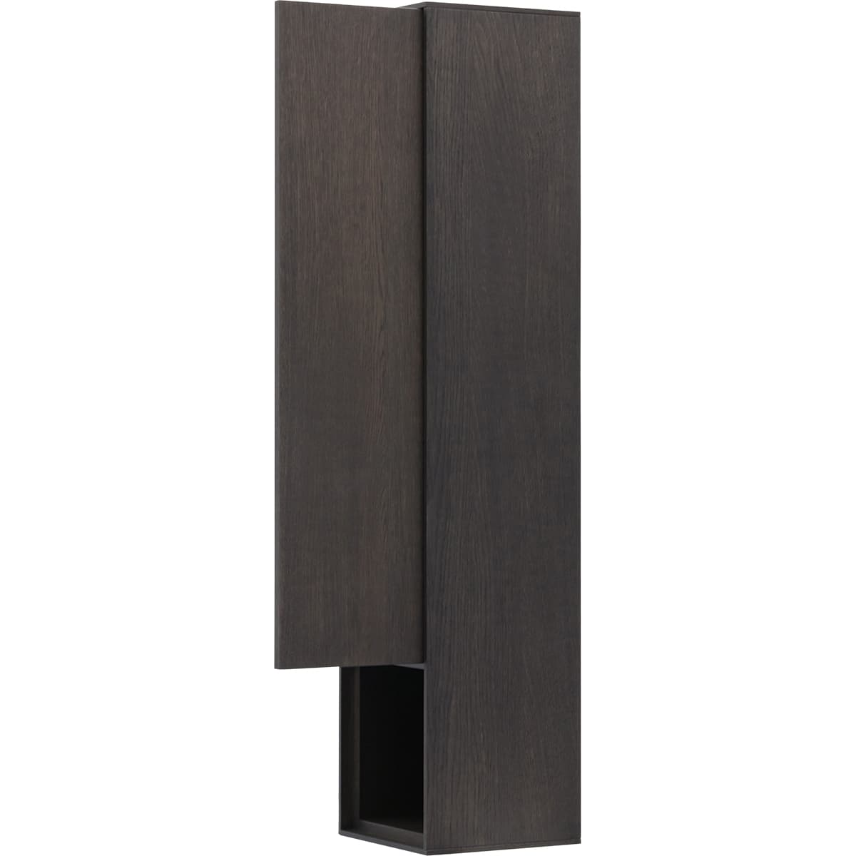 Hangkast Chaplin 1 deurs rechts draaiend met open vak met 2 schappen - 7